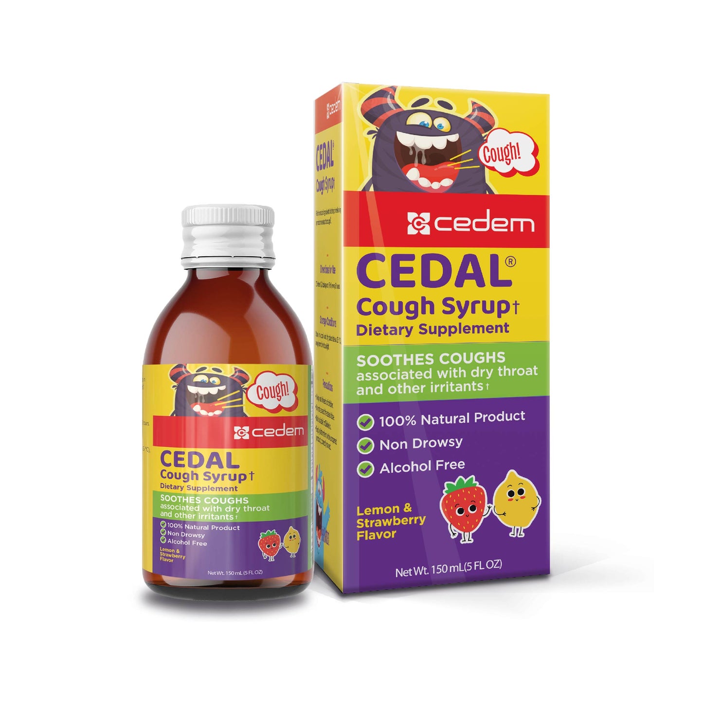 CEDEM CEDAL Cough Syrup - 1 Pack
