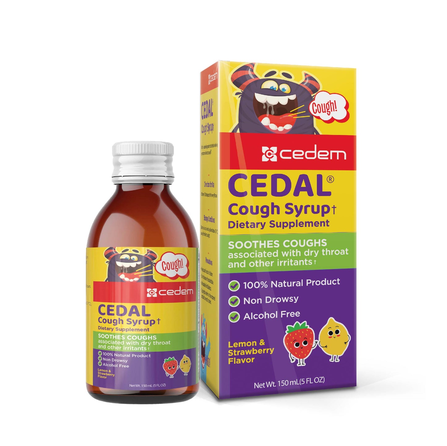 CEDEM CEDAL Cough Syrup - 1 Pack