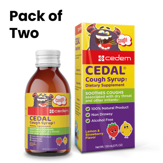 CEDEM CEDAL Cough Syrup - Pack of 2