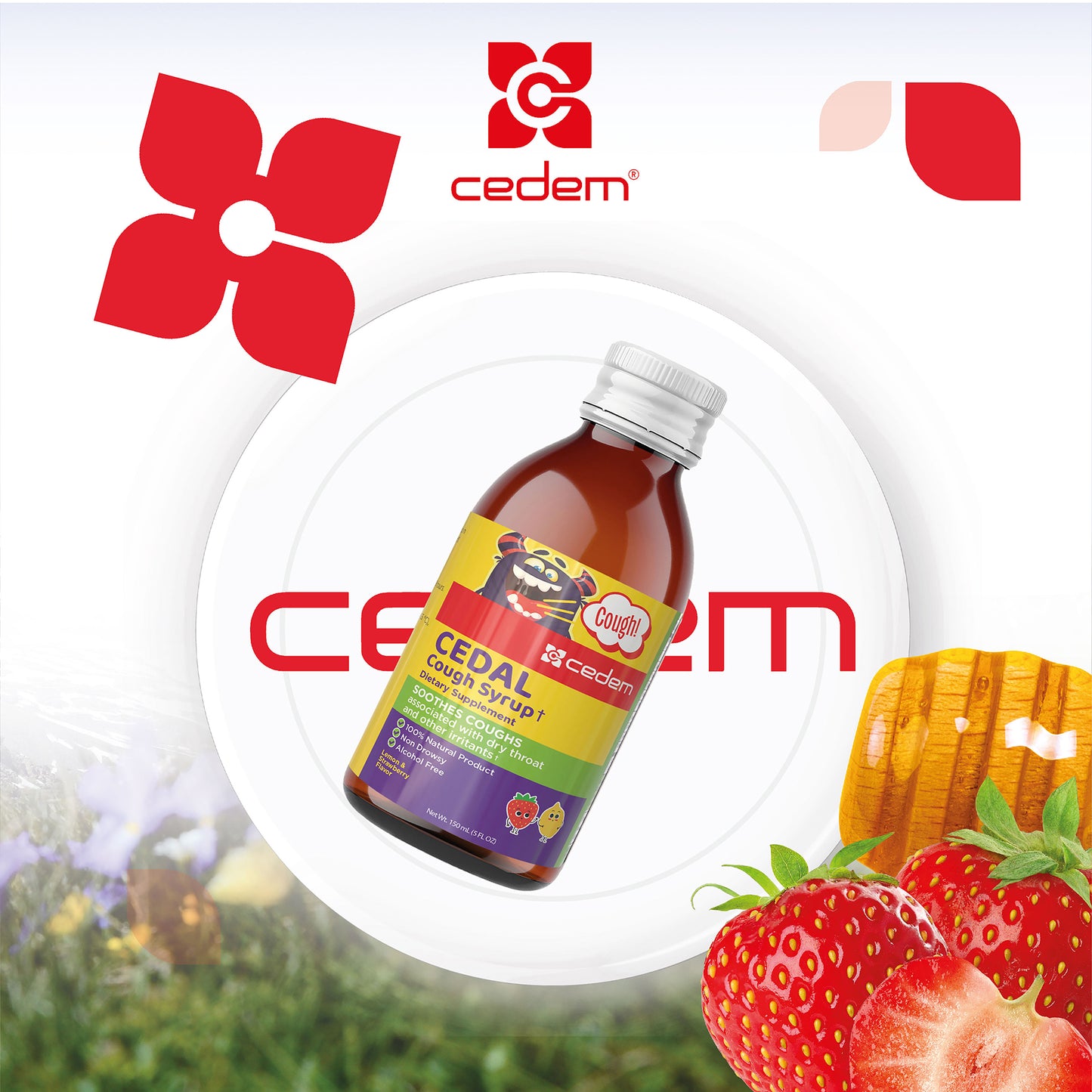 CEDEM CEDAL Cough Syrup - Pack of 2