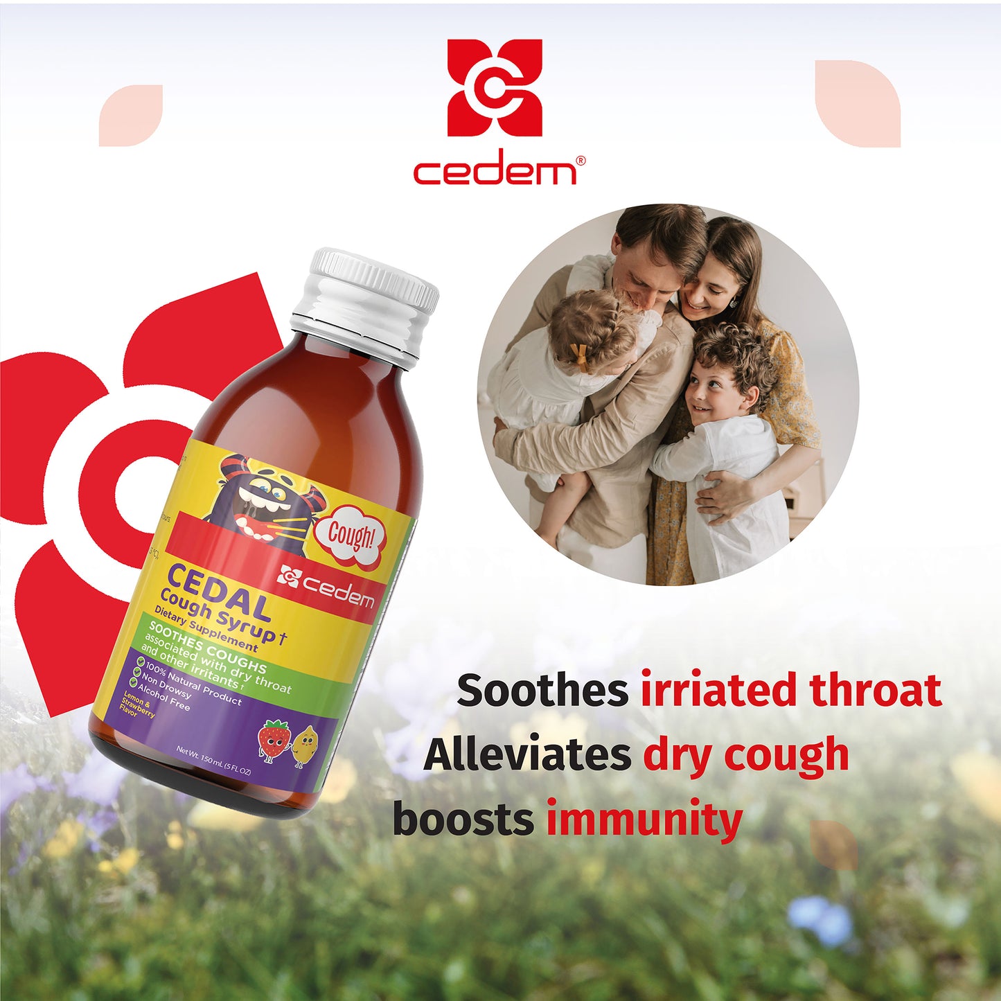 CEDEM CEDAL Cough Syrup - Pack of 2